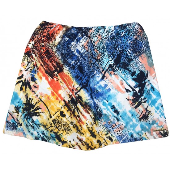 SAIA SHORTS LINDALOOKA - ESTAMPA/AZUL CLARA